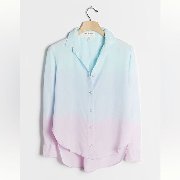 Cloth & Stone Ombré button down NWT - Picture 2 of 8